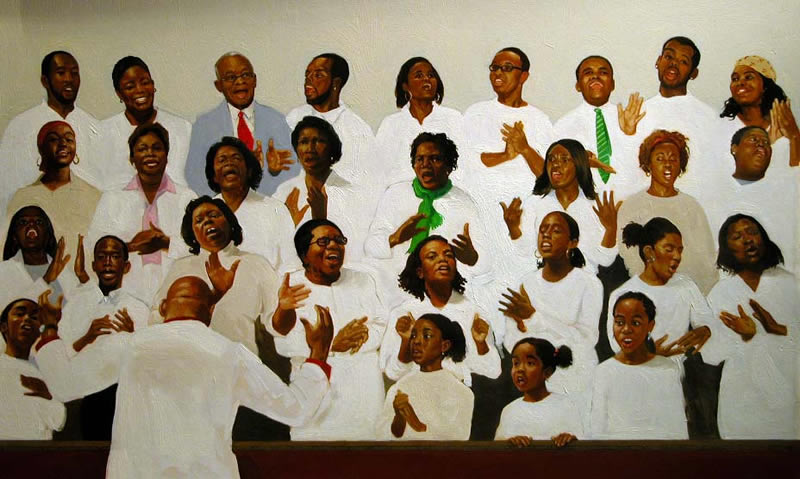 Choir illustration by James Ransome