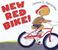 New Red Bike! James Ransome